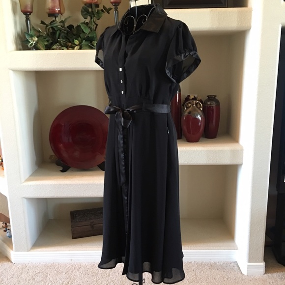 Dressbarn black dress - Picture 3 of 4