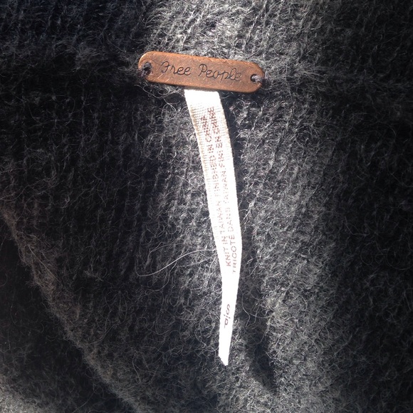 Free People wool/alpaca sweater dress.