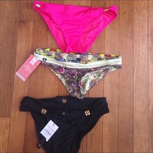 Lot 3 Designer Bathing Suit Bottoms Victoria SM