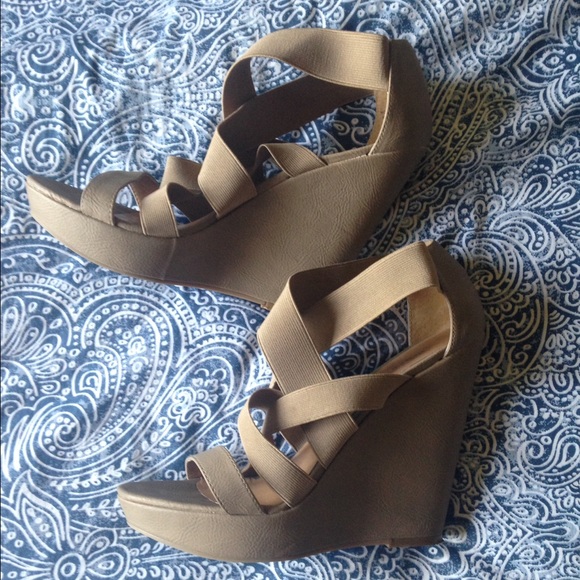 Tan wedges