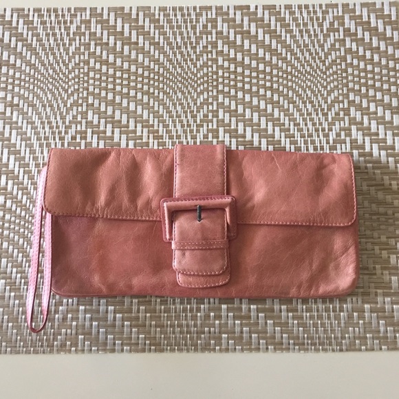 HOBO brand leather wristlet