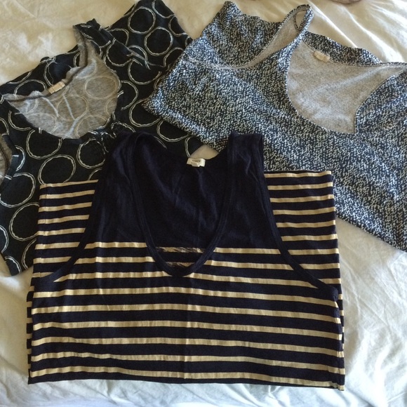 Jcrew navy tank bundle