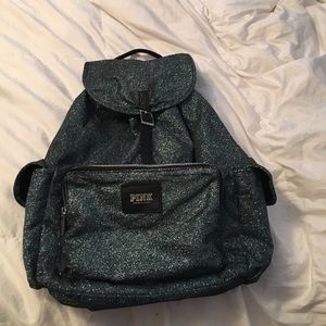 Victoria secret sparkley book bag / back pack