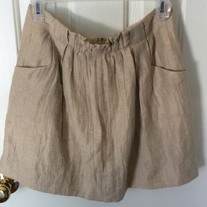 Jcrew linen skirt