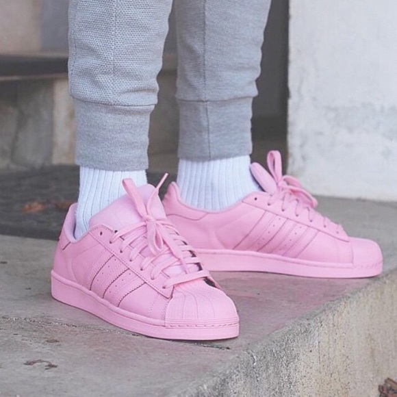 Adidas Shoes - adidas x pharrell baby pink supercolors