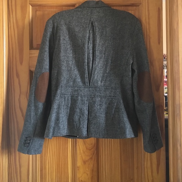 Tweed Elbow Patch Blazer - image 2