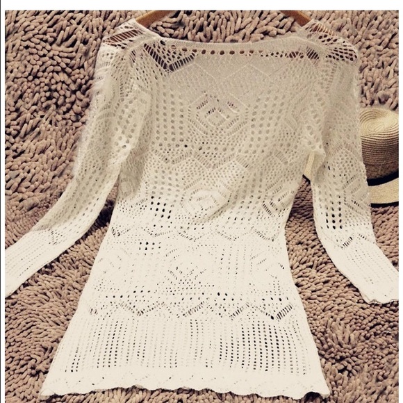 Beach Crochet coverup - Picture 2 of 3