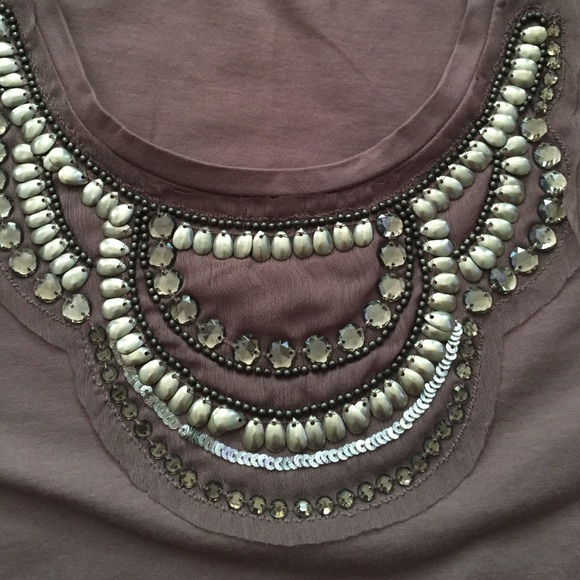 Embellished tank / Ann Taylor, Size Medium