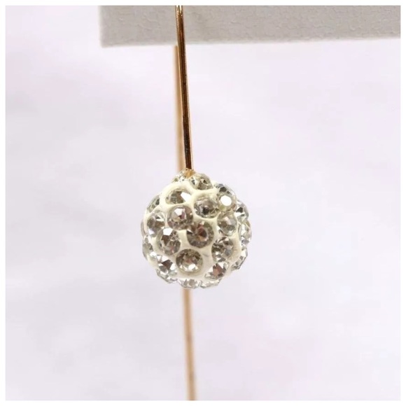 ED2 Double Sided Fold Faux Pearl Earrings - Picture 3 of 3