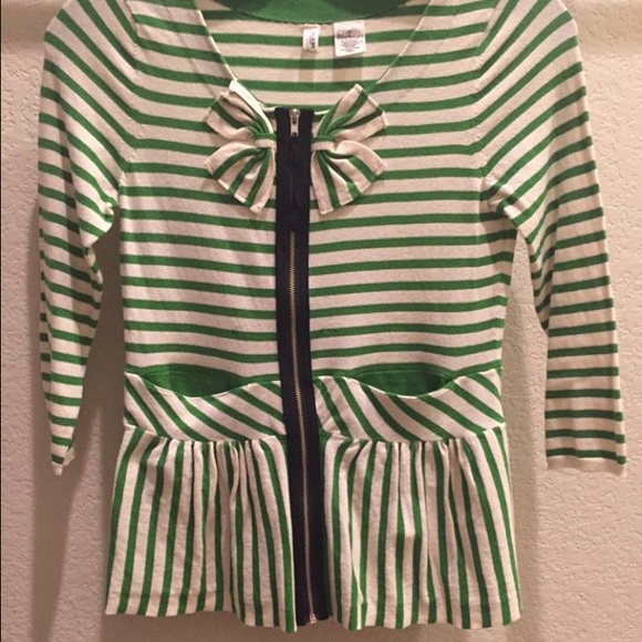 Anthropologie striped cardigan