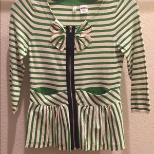 Anthropologie striped cardigan