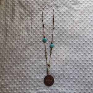 Long bohemian handmade necklace