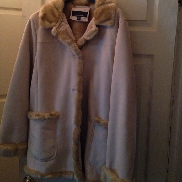 Jones New York Faux Fur Coat