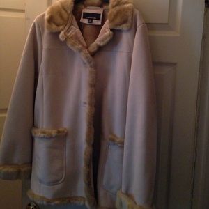 Jones New York Faux Fur Coat