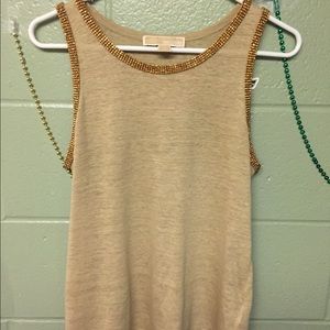 MK Gold Dressy Tank