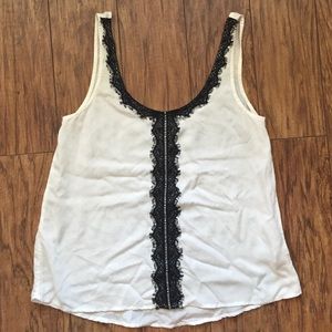 Aerie Tank with Lace Detail