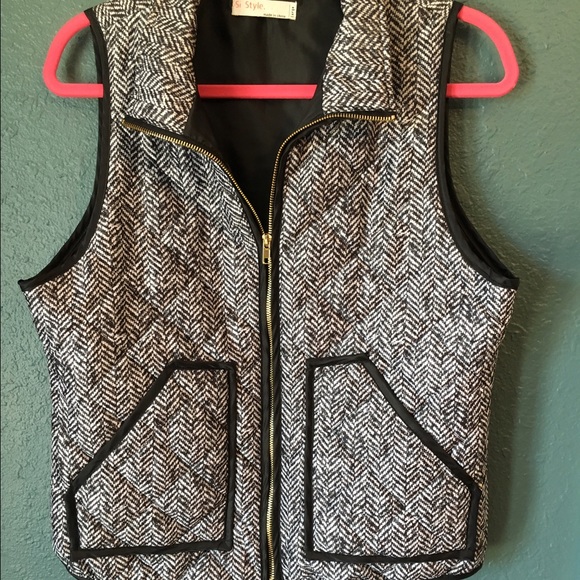 Herringbone Vest💙💜❤️