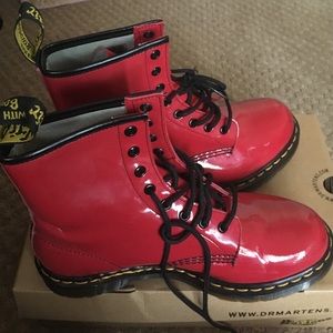 Red Doc Martins❤️