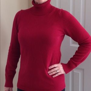 Red Turtleneck Sweater