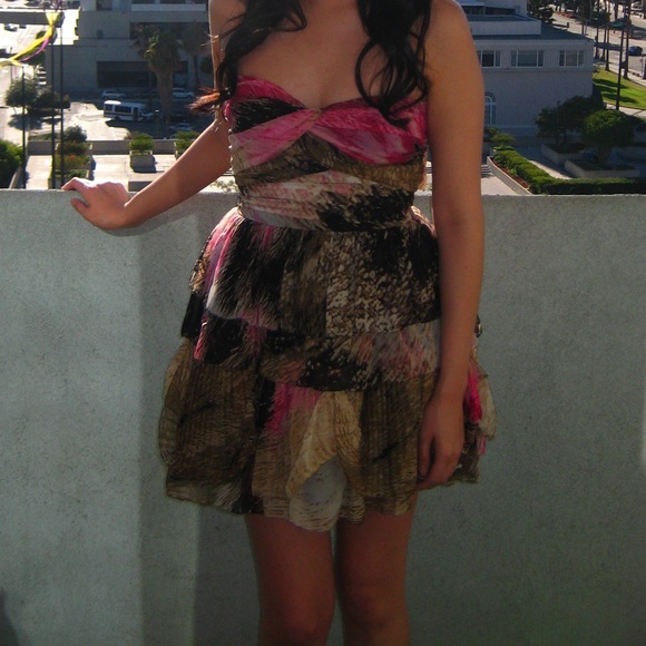 Diane Von furstenberg strapless dress