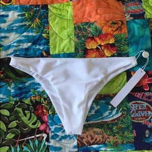 XS White Mikoh Bottoms-cheeky