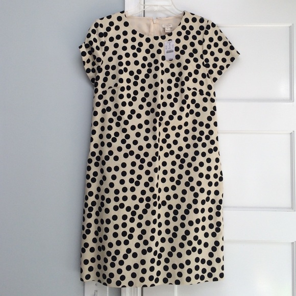 🆕 Jcrew Factory Scattered Dot Shift Dress