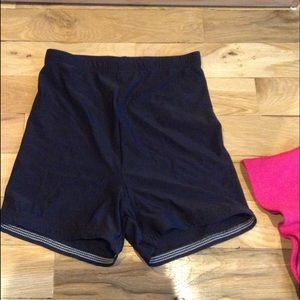 High waisted swim shorts/bottom- M