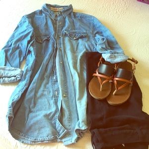 Size Medium denim shirt