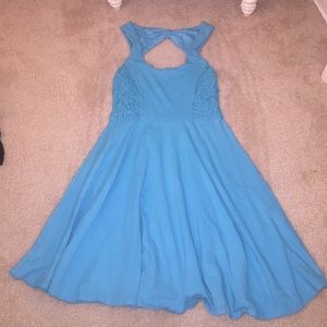 Blue summer dress