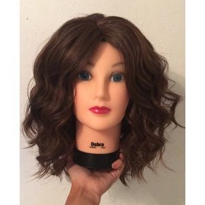 Beachy brown bob wig