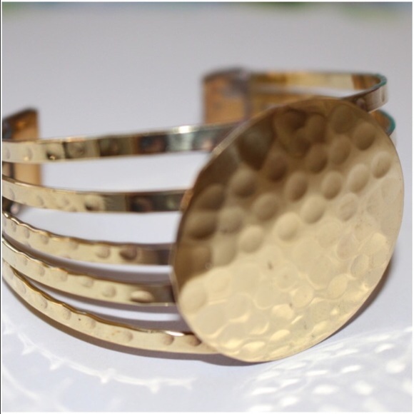 Brass Cage Circular Bracelet Cuff - Made In India - Picture 3 of 4