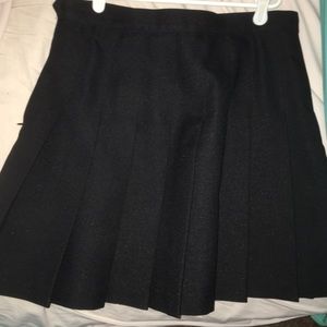 American Apparel black tennis skirt