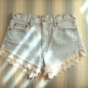 Free People Lacey Denim Cutoff Shorts