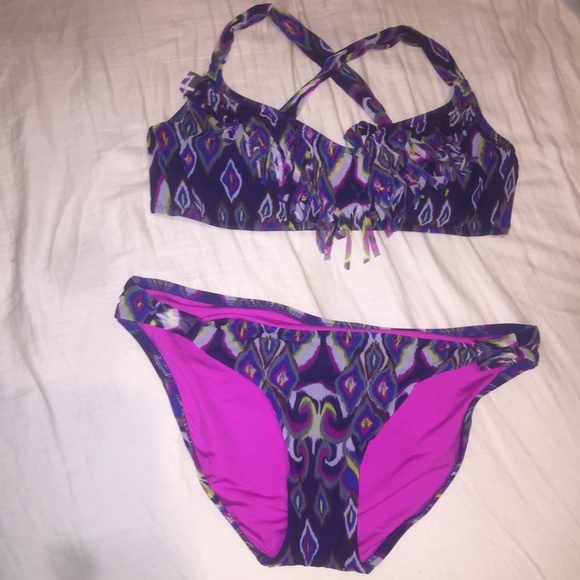 Multi color 2 piece ✌🏼️💝💜