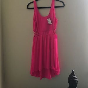 Neon pink dress ..never worn