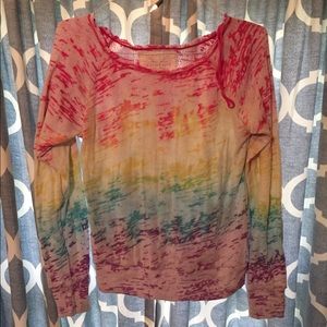 Rainbow SUPER SOFT pullover Donating 3/31/17