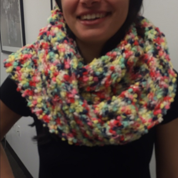 SOLD ON EBAY Infinity Rainbow Scarf-Anthropologie