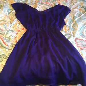 Express chiffon dress