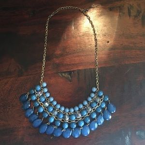 Blue Statement Necklace