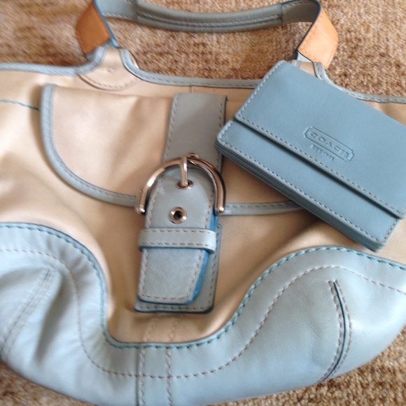 Vintage coach bag an wallet - Picture 2 of 4