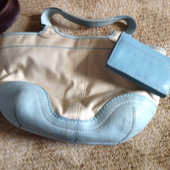 Vintage coach bag an wallet - Picture 3 of 4