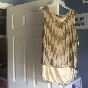 KAS New York sequin top