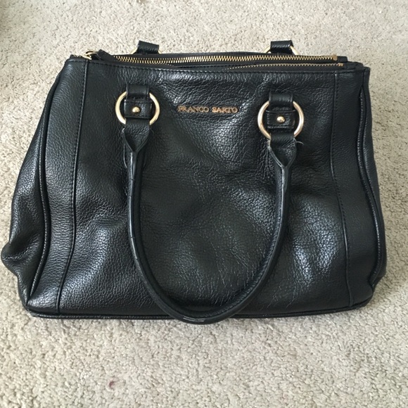 Black leather Franco Sarto purse!