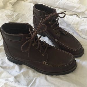 Cole Haan lace up "country" ankle boots