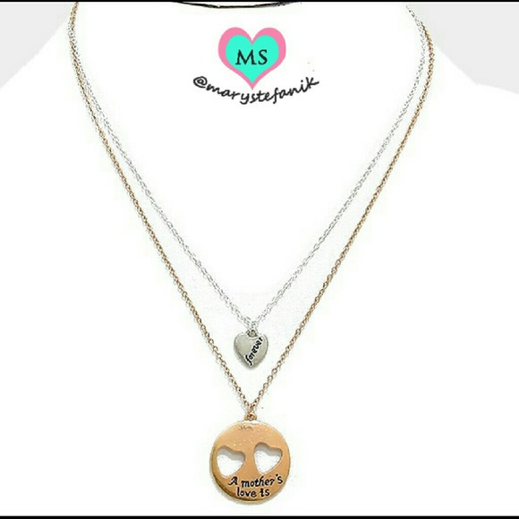 Farah Jewelry Jewelry - Mother's Day Gift Layered Heart Necklace