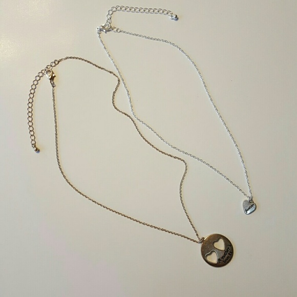 Mother's Day Gift Layered Heart Necklace - Picture 3 of 4