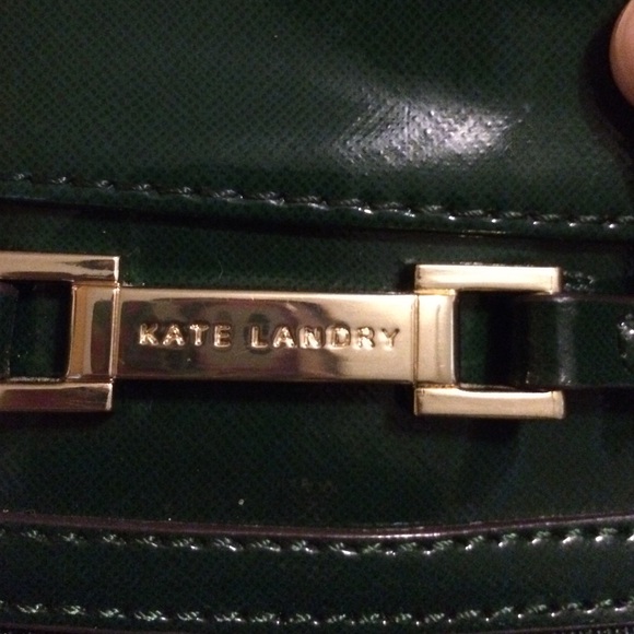 Kate Landry cross body bag - Hunter green - Picture 2 of 3