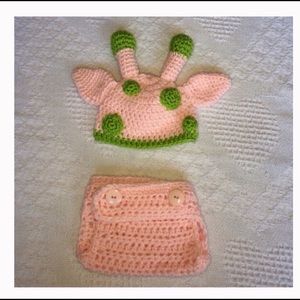 **SOLD**BUNDLE 4 ZARASHA1 3 Crochet newborn props