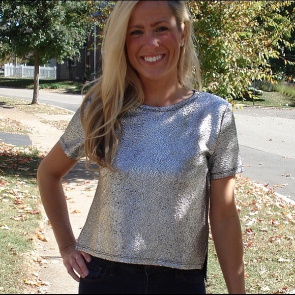 Mas+Ford Silver Foil Tee Shirt Large - Picture 3 of 3