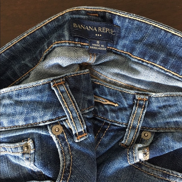 Banana Republic blue jeans